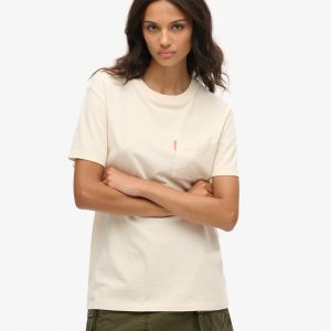 Oversized Essential Washed Pocket T-Shirt