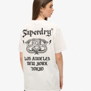 Oversized Retro Rock Graphic T-Shirt