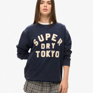 Oversized Vintage Athletic Crew Sweatshirt