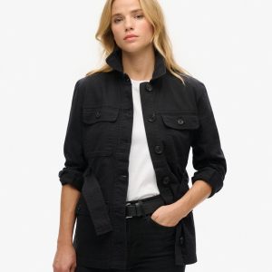 Cotton Belted Safari Jacket