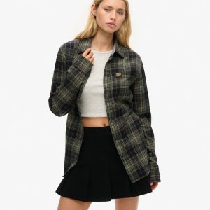 Vintage Cord Pleated Mini Skirt