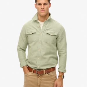 The Merchant Store- Linen Blend Work Shirt