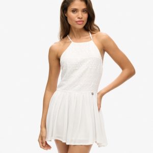 Vintage Embroidered Mini Dress