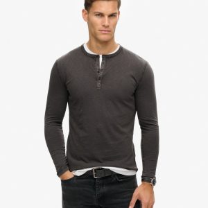Long Sleeved Jersey Grandad Top