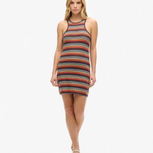 Vintage Stripe Racer Dress
