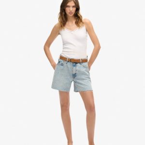 Mid Rise Cut off Short