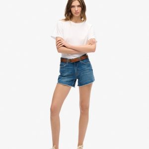 Vintage Mid Rise Slim Shorts