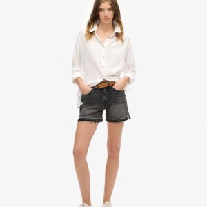 Mid Rise Cut off Short