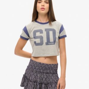 Tiered Jersey Mini Skirt