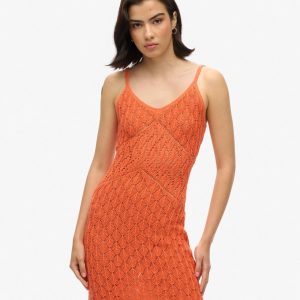 Crochet Cami Mini Dress