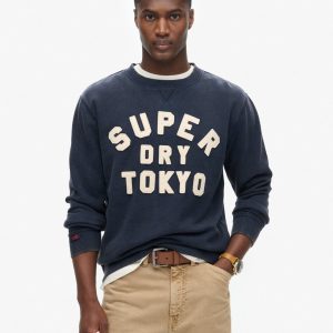 Vintage Athletic Crew Neck Sweatshirt