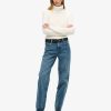 Mid Rise Wide Leg Jeans