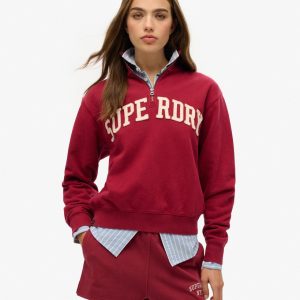 Athletic Essentials Applique Half Zip Sweatshirt