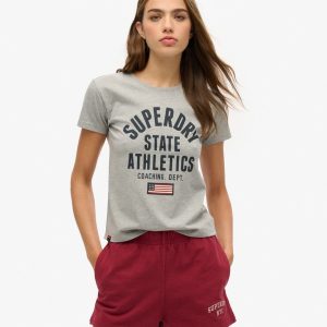 Athletic Graphic Fitted T-Shirt