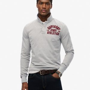 Vintage Athletic Long Sleeve Polo