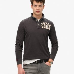 Vintage Athletic Long Sleeve Polo