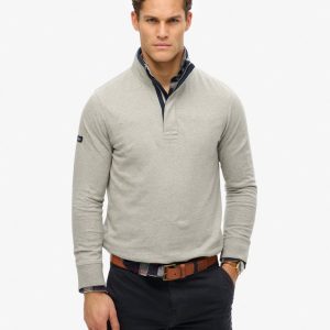 Cotton Classics Jersey Half Zip Sweatshirt