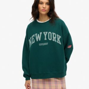Athletic Essentials Oversized Crew Sweatshirt