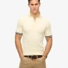 Knitted Texture Short Sleeve Polo Shirt