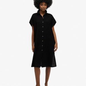 Oversized Midi Shirt Dress