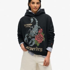 Neo Trad Tattoo Relaxed Hoodie