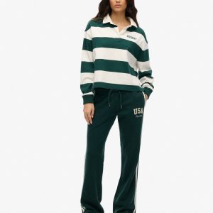Athletic Essentials Stripe Flare Joggers