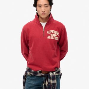 Vintage Athletic Half Zip Jumper