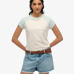 Organic Cotton Essential Logo Raglan T-Shirt