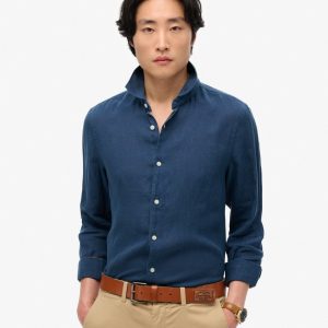 Vacation Long Sleeved Linen Shirt
