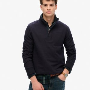 Cotton Classics Jersey Half Zip Sweatshirt