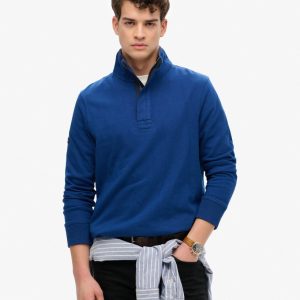 Cotton Classics Jersey Half Zip Sweatshirt