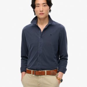 Vintage Destroy Pique Long Sleeve Shirt