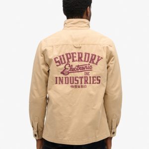 Patched Canvas Overshirt