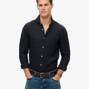 Embroidered Vacation Linen Shirt