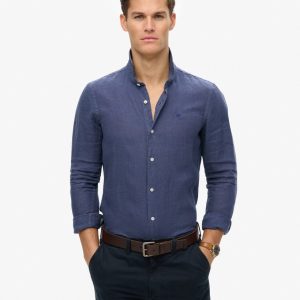 Embroidered Vacation Linen Shirt