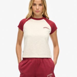 Organic Cotton Essential Logo Raglan T-Shirt