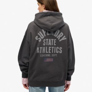 Athletic Essentials Oversized Zip Hoodie