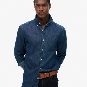 Essential Long Sleeve Denim Shirt