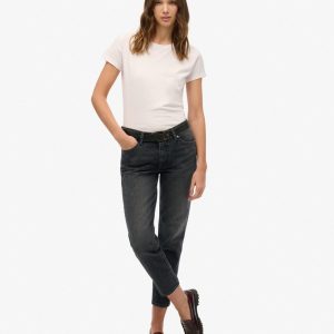 Organic Cotton Mid Rise Slim Jeans