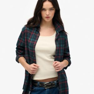 Oversized Vintage Check Shirt