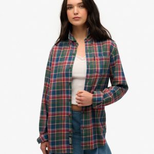 Oversized Vintage Check Shirt