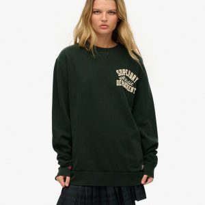 Oversized Vintage Athletic Crew Sweatshirt