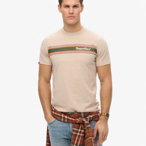 Venue Logo Stripe Relaxed T-Shirt