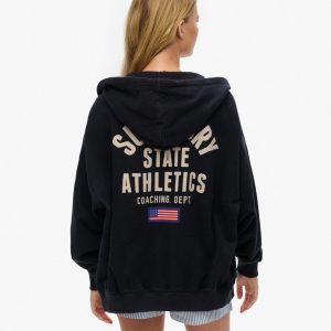 Athletic Essentials Oversized Zip Hoodie
