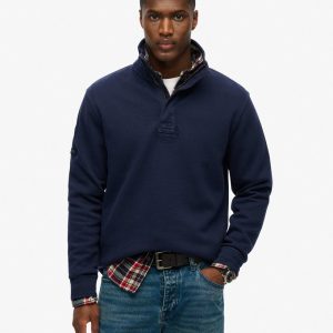 Cotton Classic Pique Half Zip Jumper