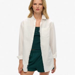 Oversized Studios Linen Button Down Shirt