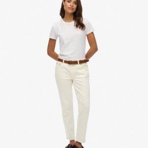 Organic Cotton Mid Rise Slim Jeans