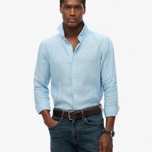 Embroidered Vacation Linen Shirt