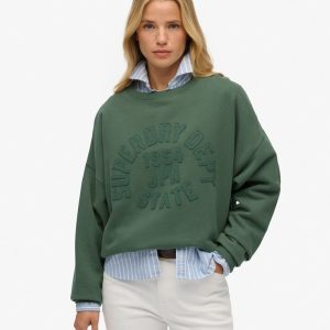 Athletic Essentials Tonal Applique Crew Sweatshirt