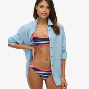 Striped Recycled Bikini Briefs